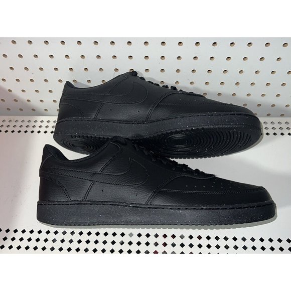 Nike Court Vision Lo NN Mens Athletic Shoes Sneakers Size 13 Triple Black main image 7